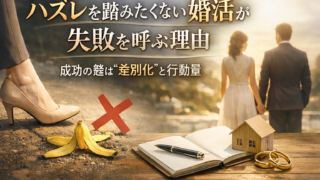 ハズレを踏みたくない婚活が失敗を呼ぶ理由。成功の鍵は差別化と行動量